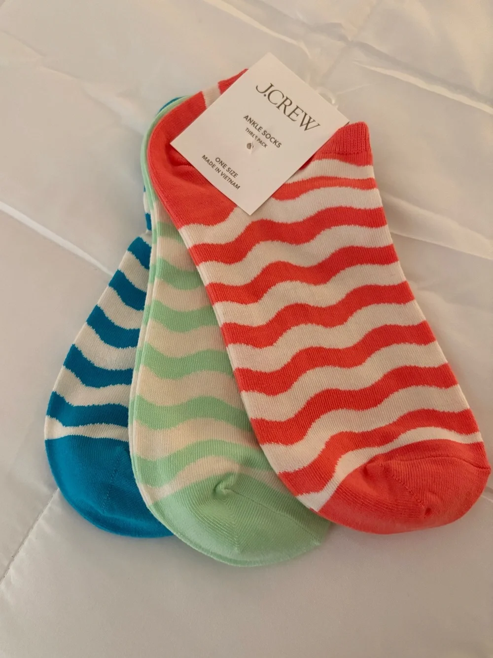 NWT J. Crew Ankle Socks (3 pack)